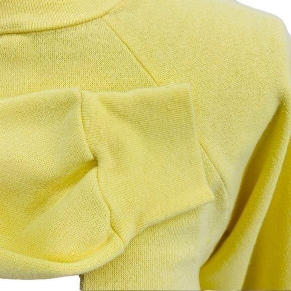 Vintage Creamy Yellow Who0o! Owl Sweatshirt - Picture 7 of 12